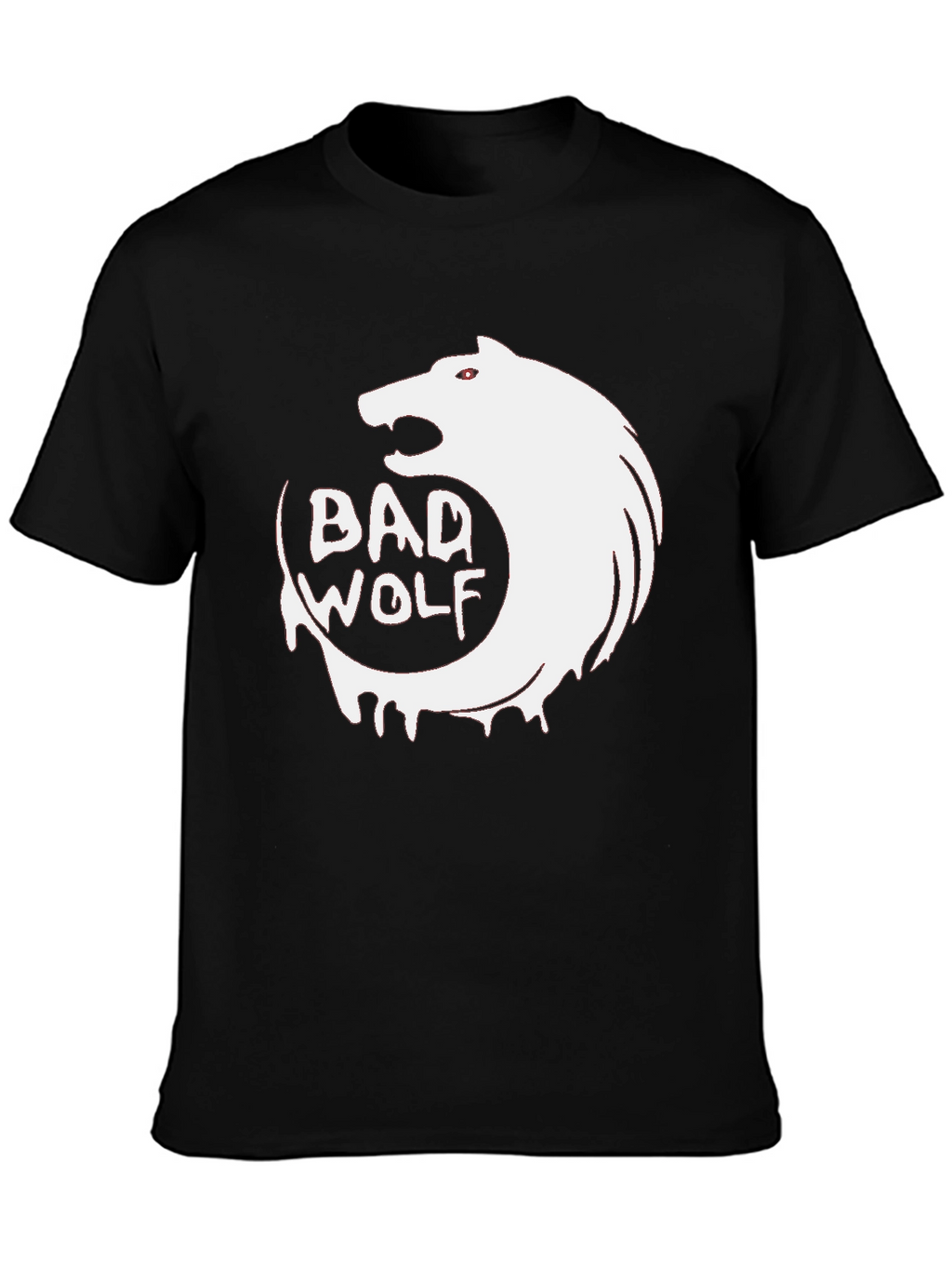 Bad Wolf Graphic T-Shirt - Black Cotton Blend