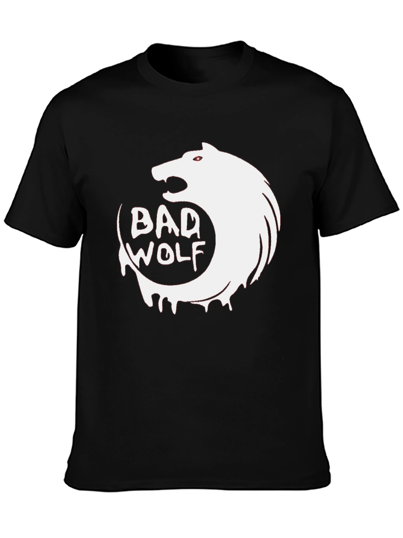 Bad Wolf Graphic T-Shirt - Black Cotton Blend