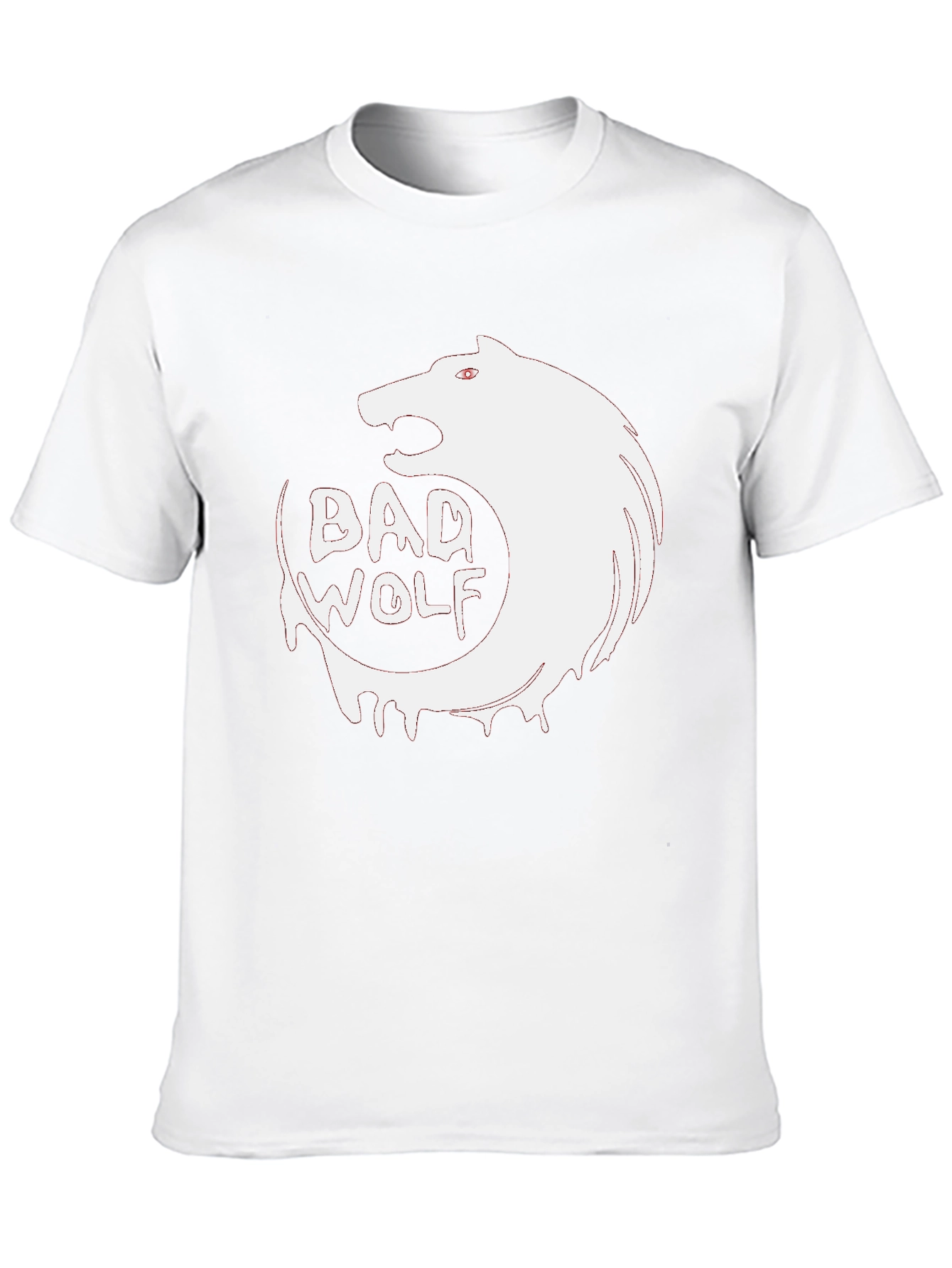 Bad Wolf Graphic T-Shirt - Black Cotton Blend