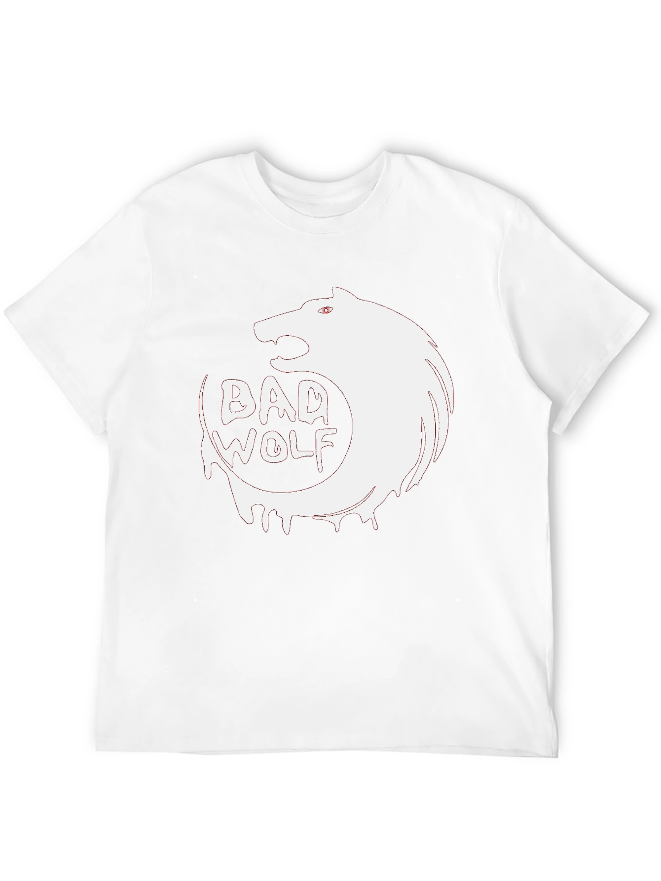 Bad Wolf Graphic T-Shirt - Black Cotton Blend