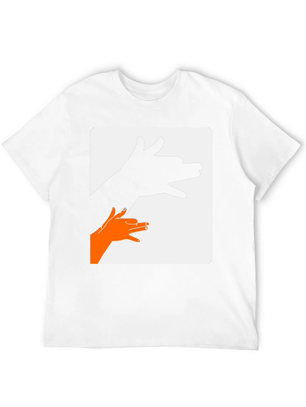 Shadow Puppet Dog Graphic Tee - Black Cotton T-Shirt