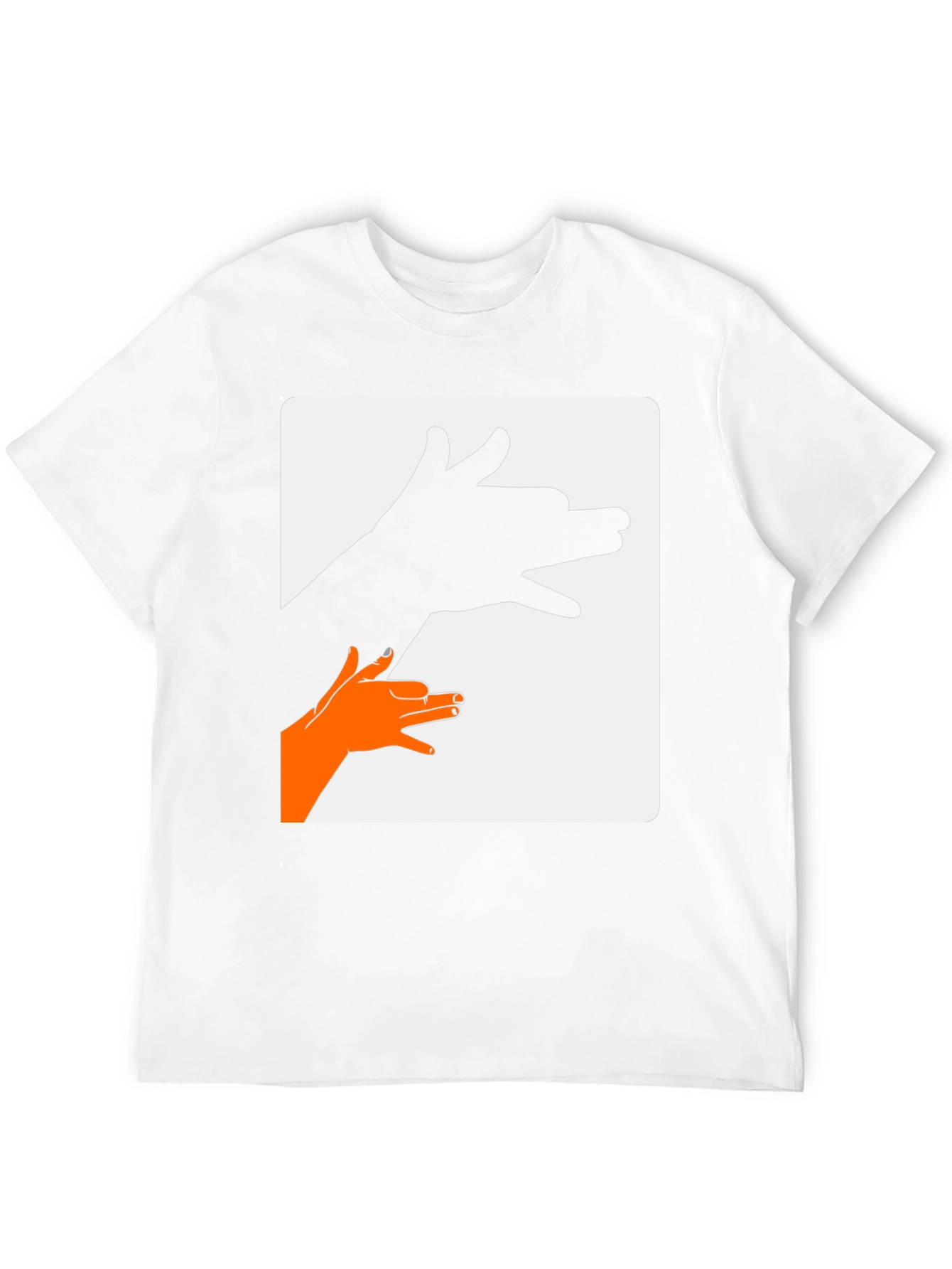 Shadow Puppet Dog Graphic Tee - Black Cotton T-Shirt