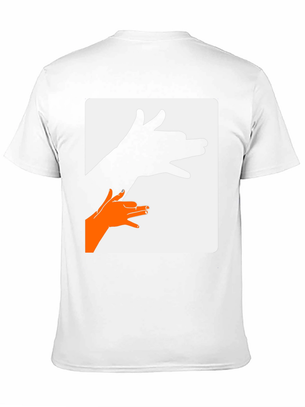 Shadow Puppet Dog Graphic Tee - Black Cotton T-Shirt