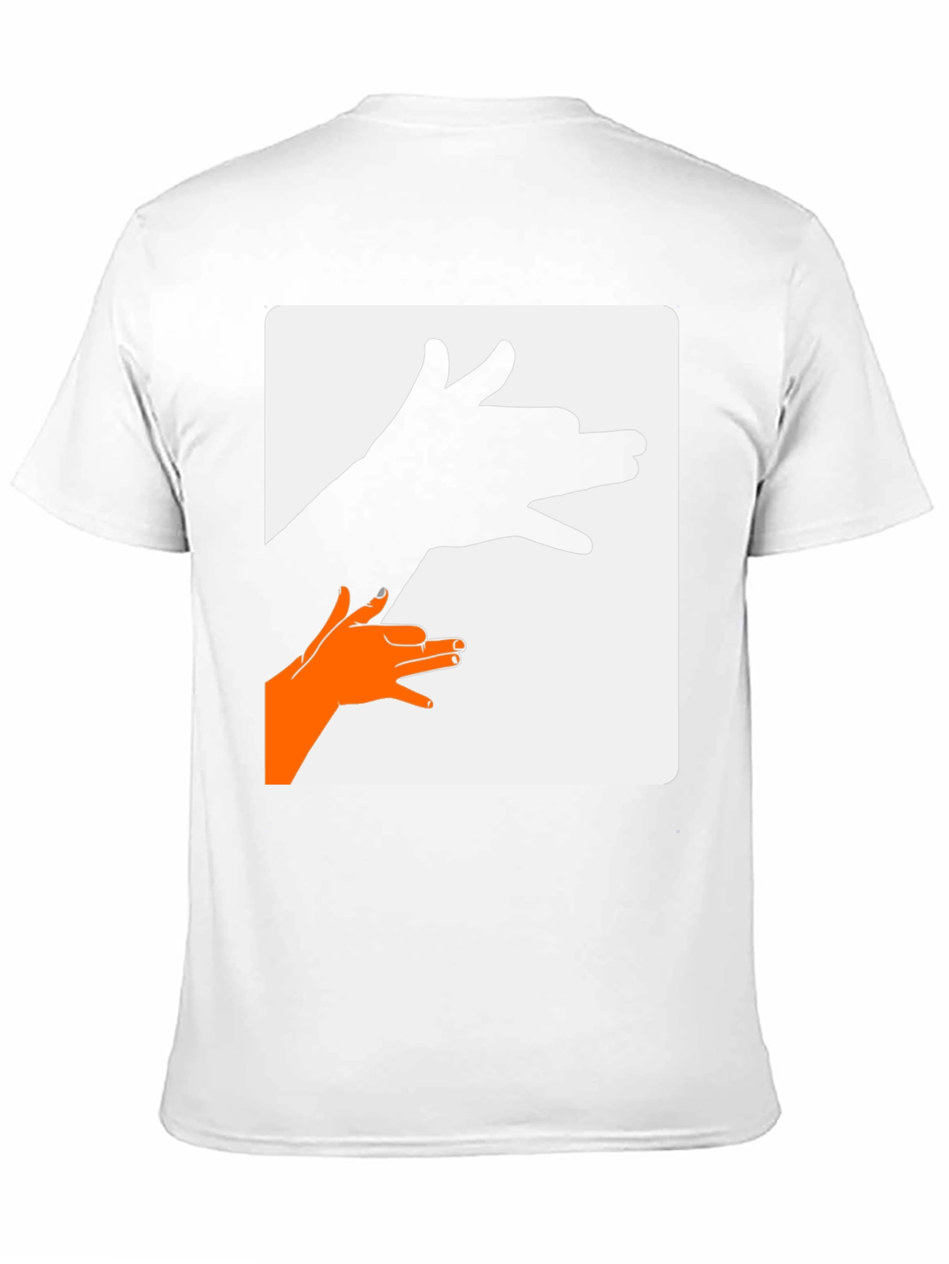 Shadow Puppet Dog Graphic Tee - Black Cotton T-Shirt