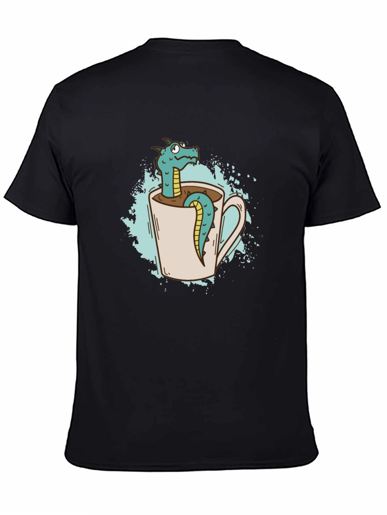 Dragon in a Mug Graphic T-Shirt