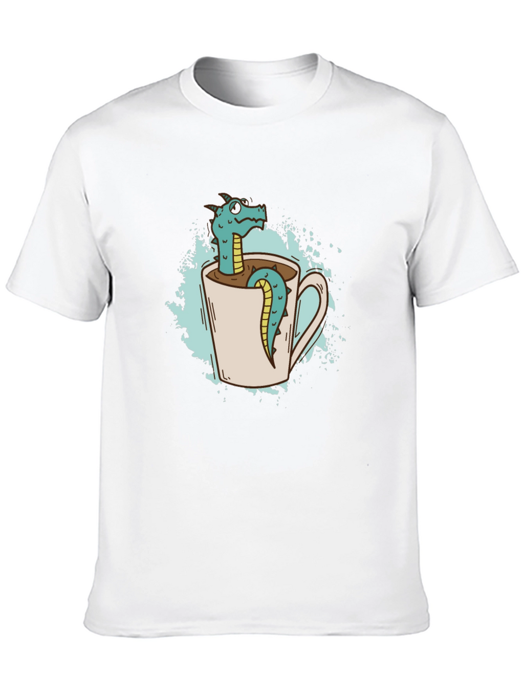 Dragon in a Mug Graphic T-Shirt
