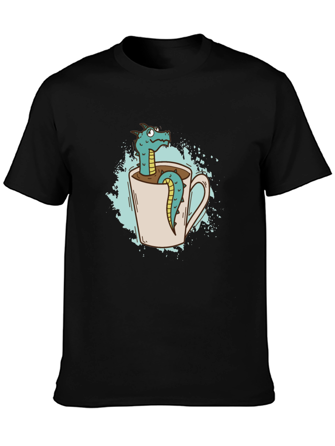 Dragon in a Mug Graphic T-Shirt