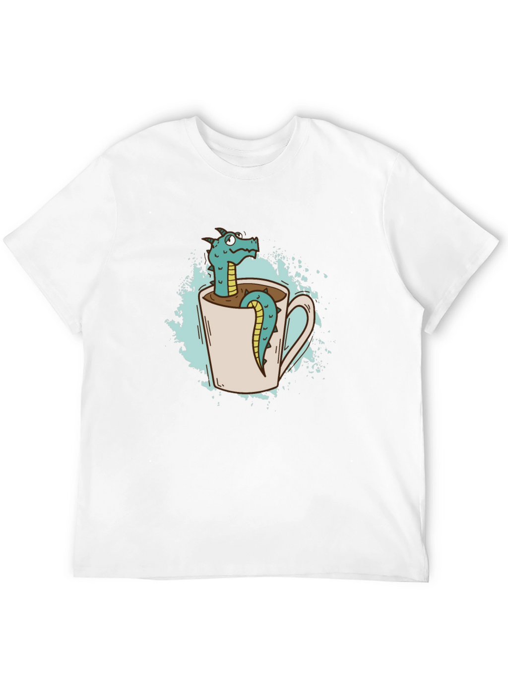Dragon in a Mug Graphic T-Shirt