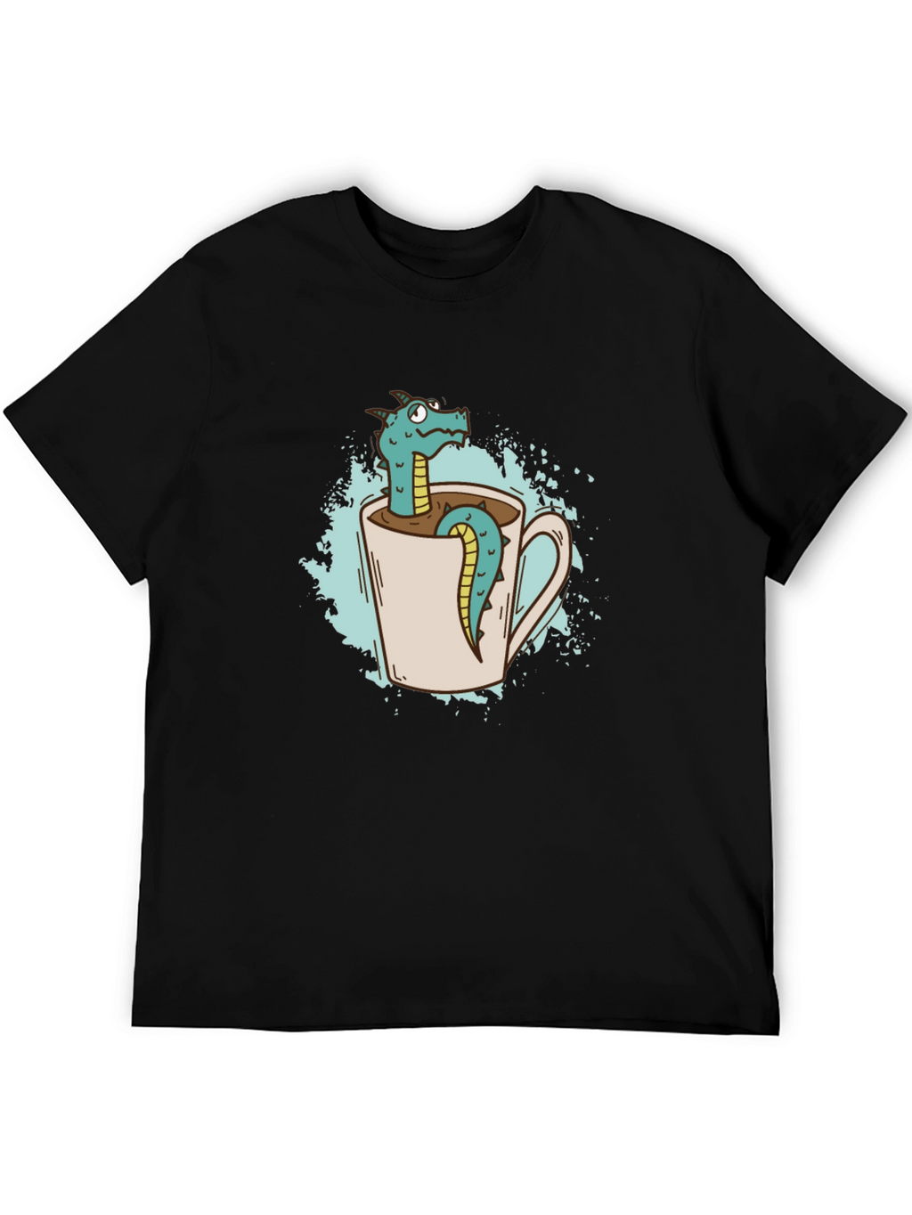 Dragon in a Mug Graphic T-Shirt