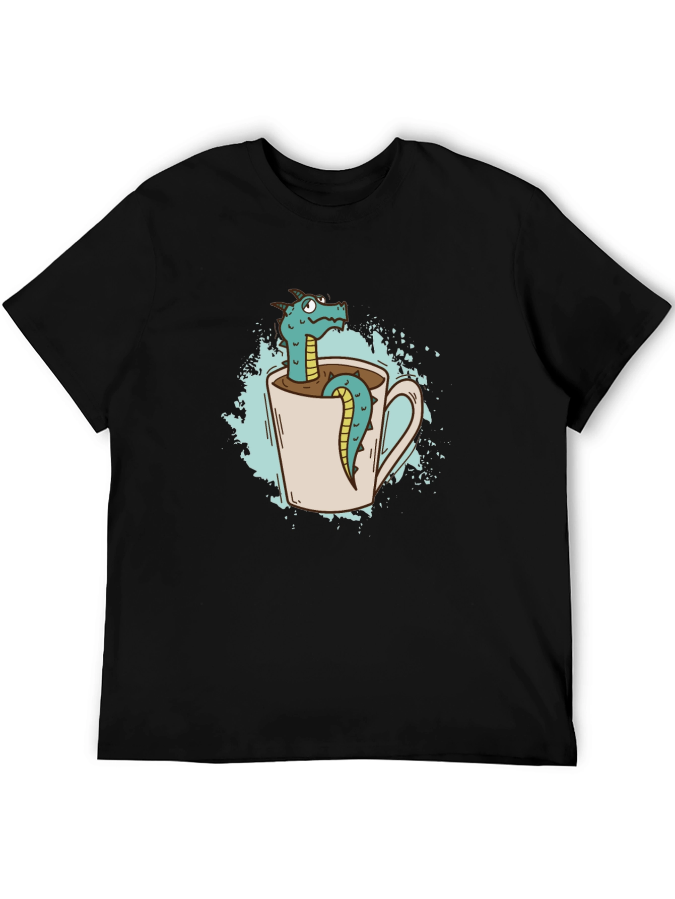 Dragon in a Mug Graphic T-Shirt