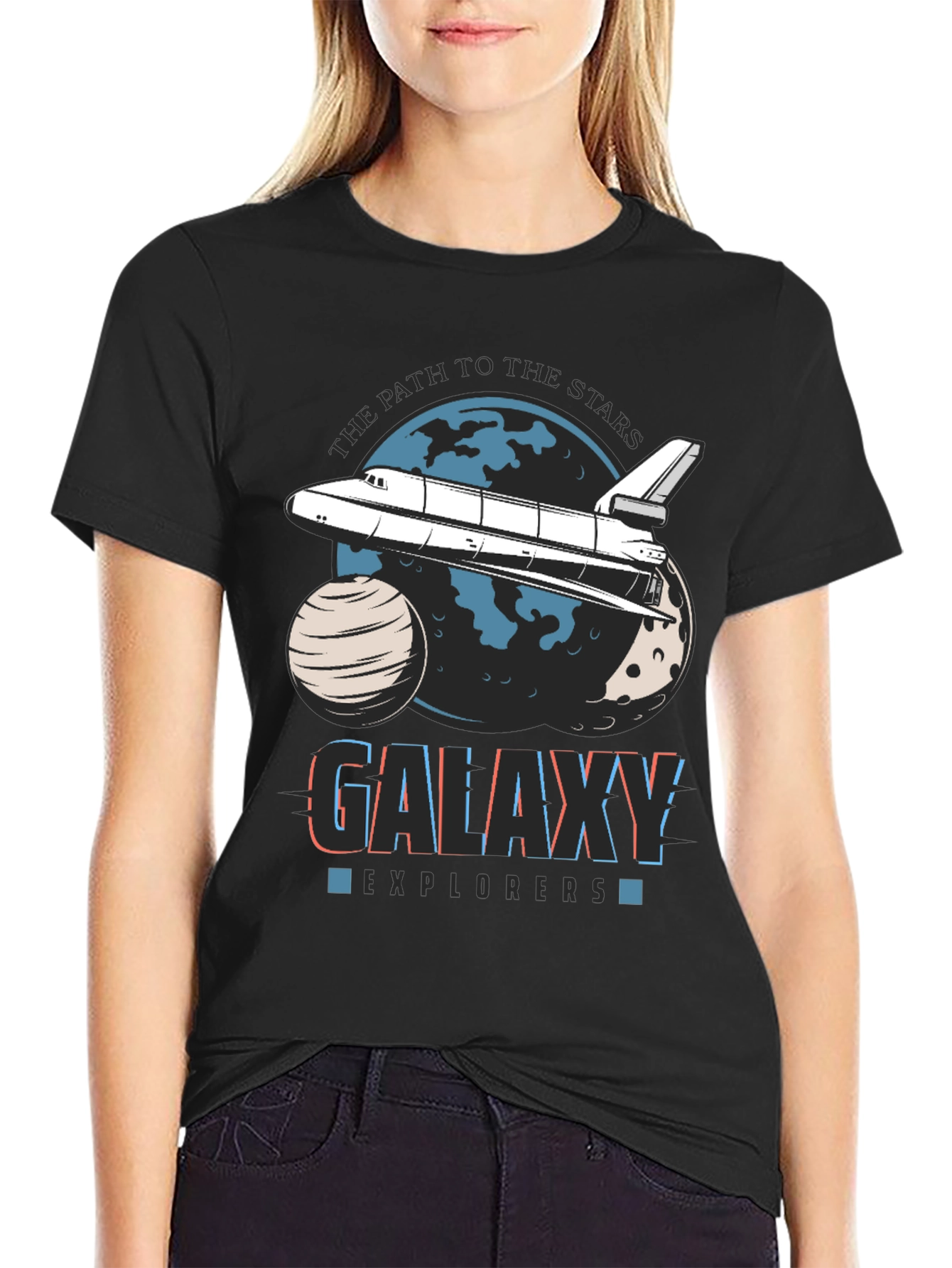 Galaxy Explorers Graphic Tee - Path to the Stars Shirt