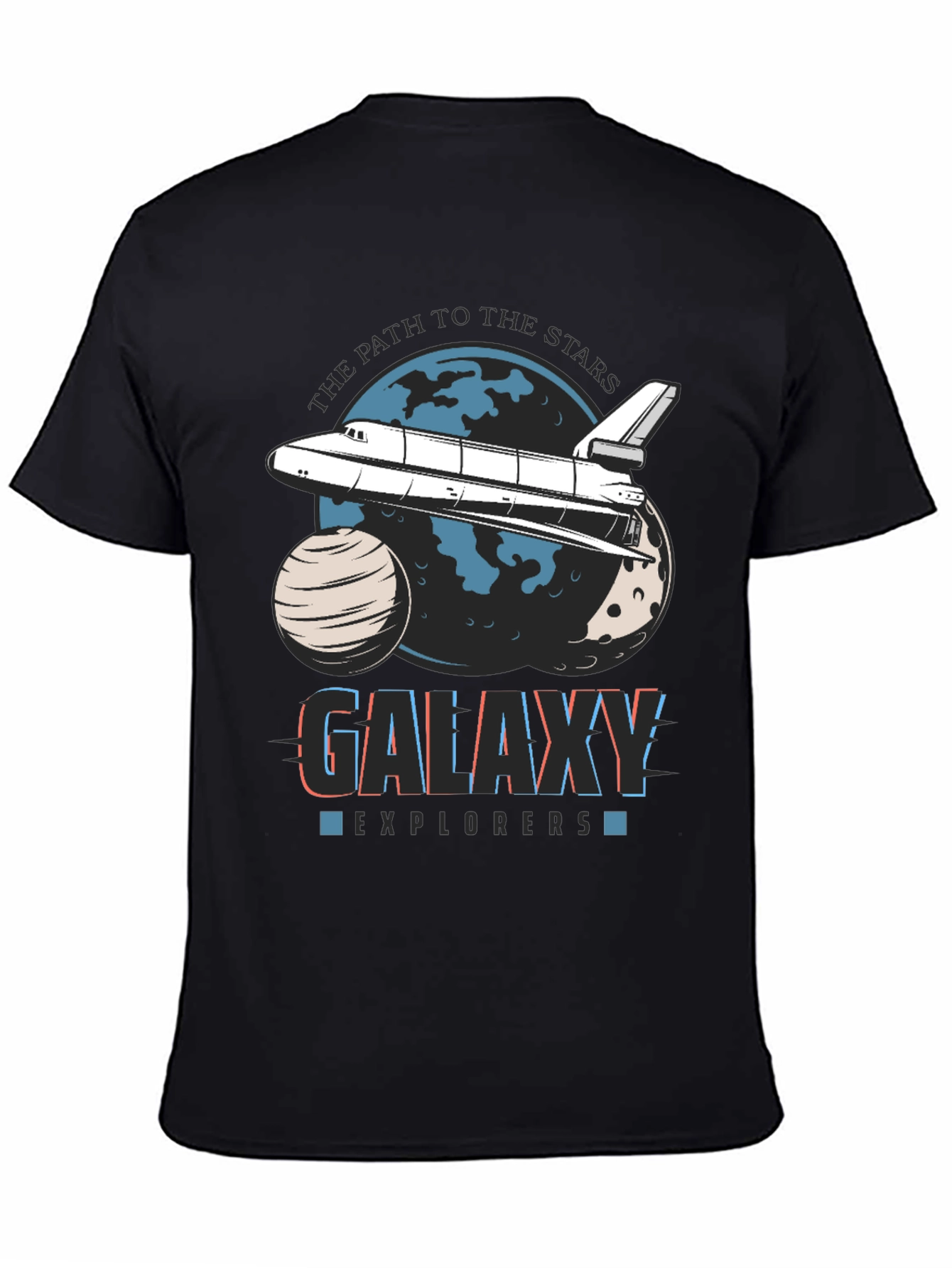Galaxy Explorers Graphic Tee - Path to the Stars Shirt