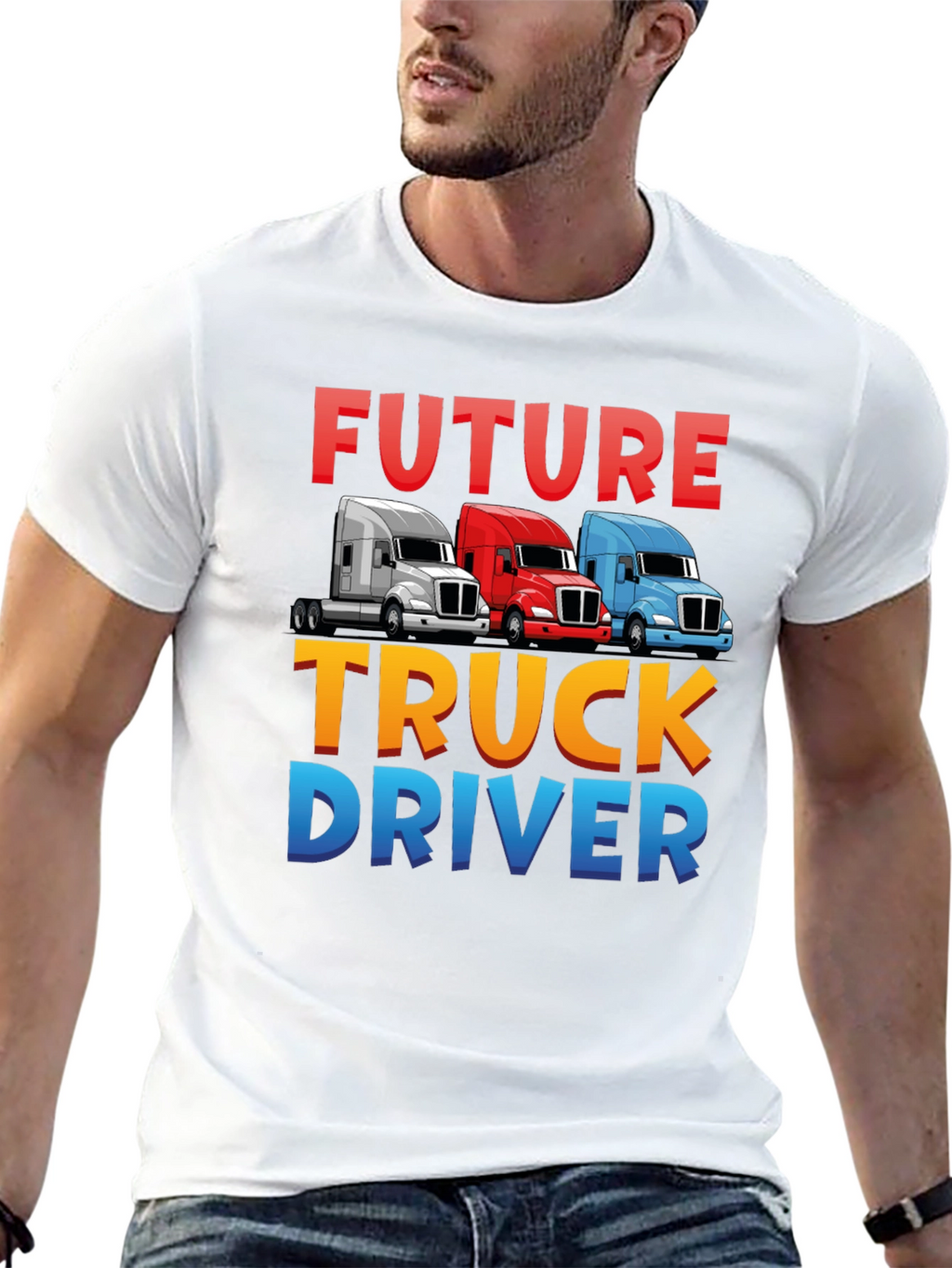 Future Truck Driver Graphic Tee