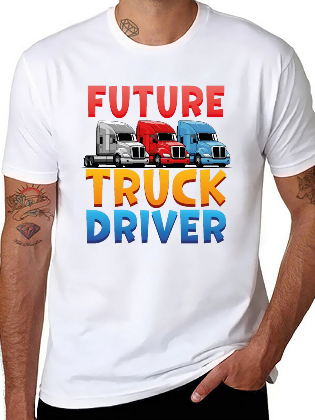 Future Truck Driver Graphic Tee