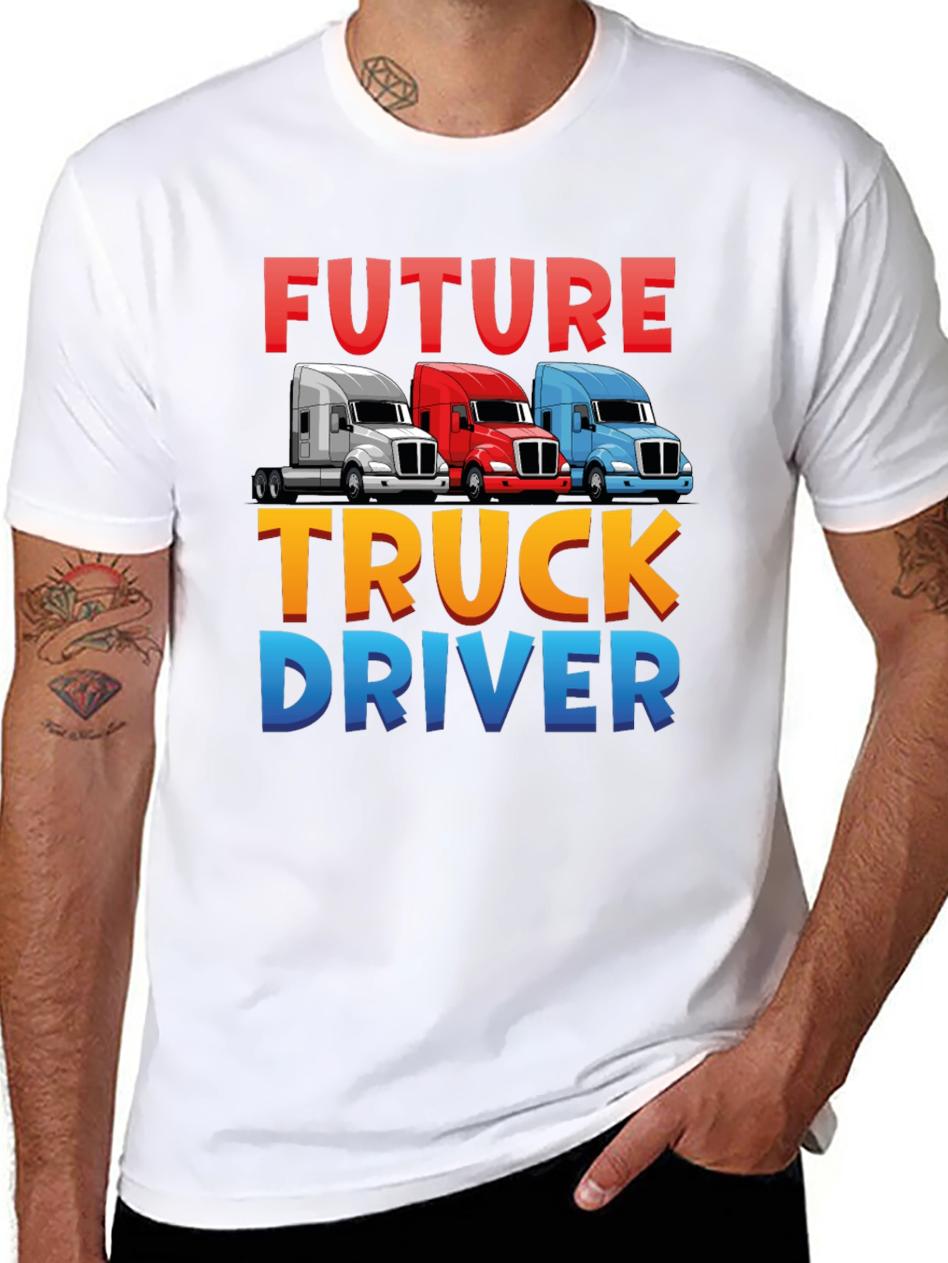 Future Truck Driver Graphic Tee