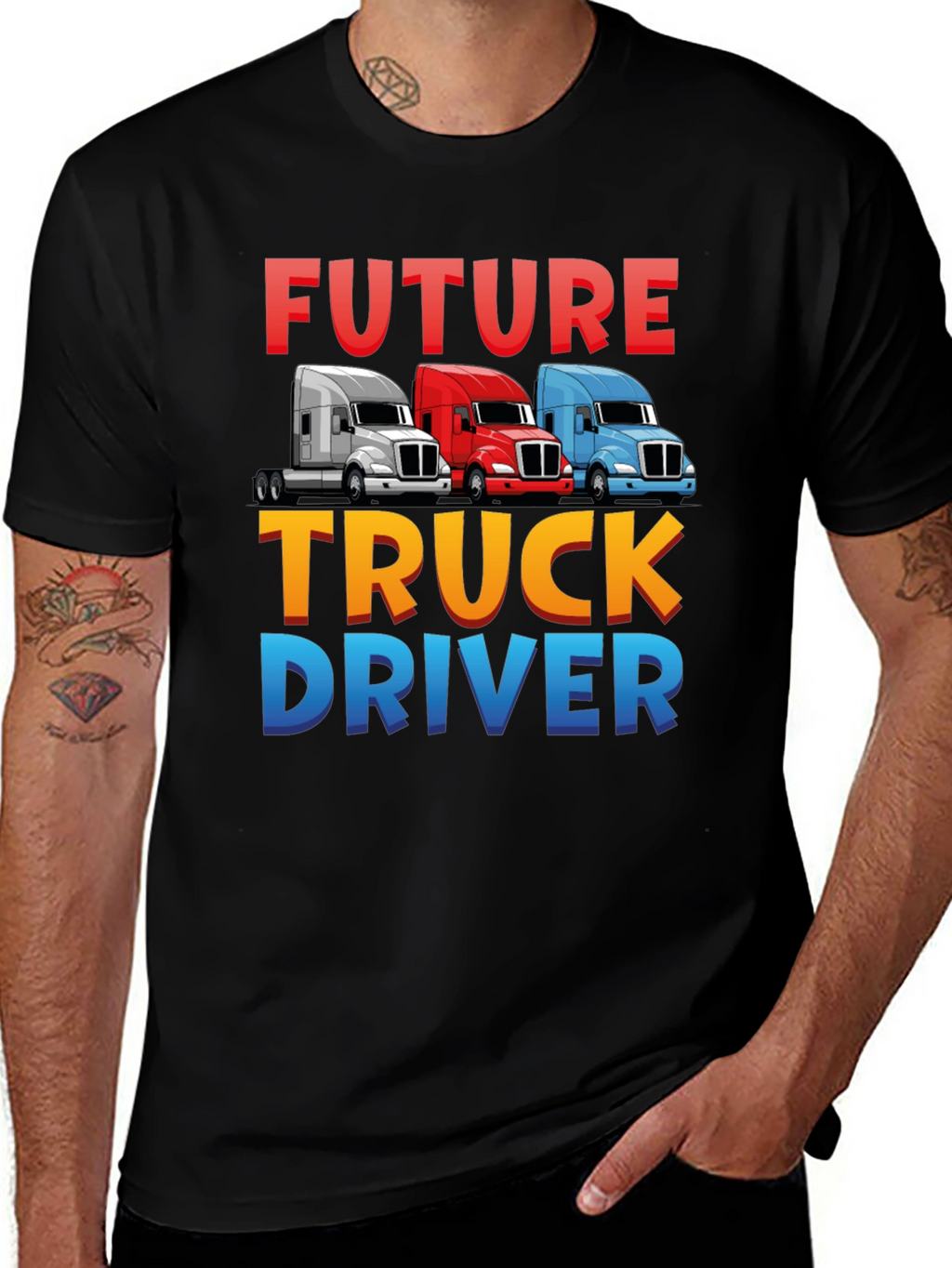 Future Truck Driver Graphic Tee