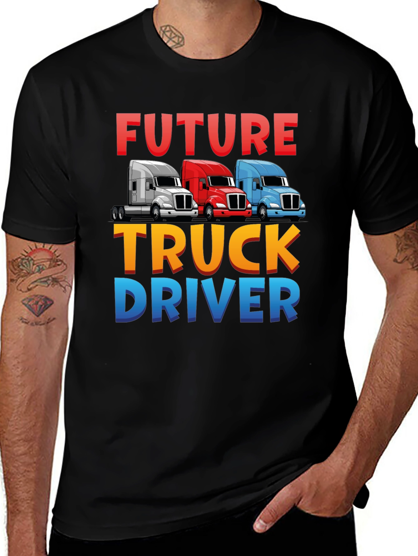 Future Truck Driver Graphic Tee