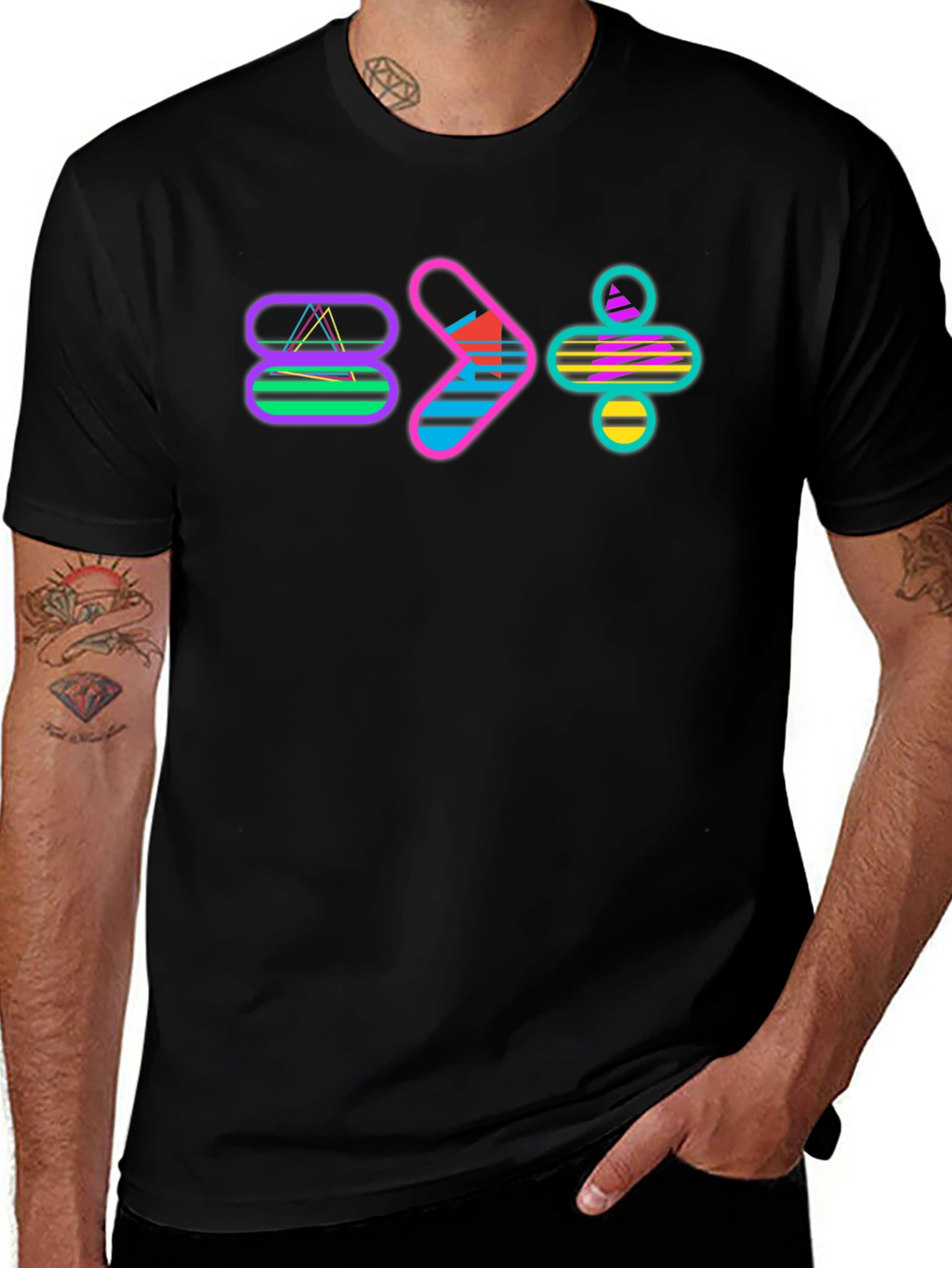 Math Symbol Graphic Tee - Equations and Style
