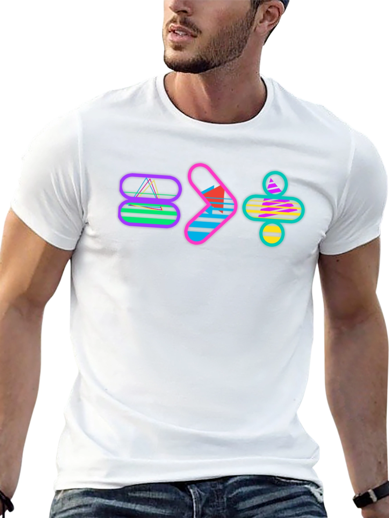 Math Symbol Graphic Tee - Equations and Style