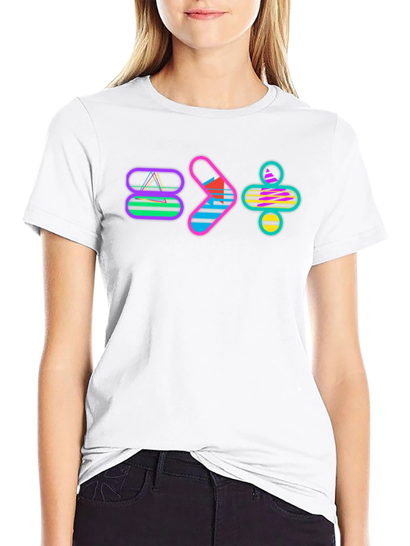 Math Symbol Graphic Tee - Equations and Style
