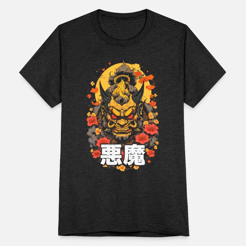 Hannya mask demon Oni Aesthetics Japanese graphics