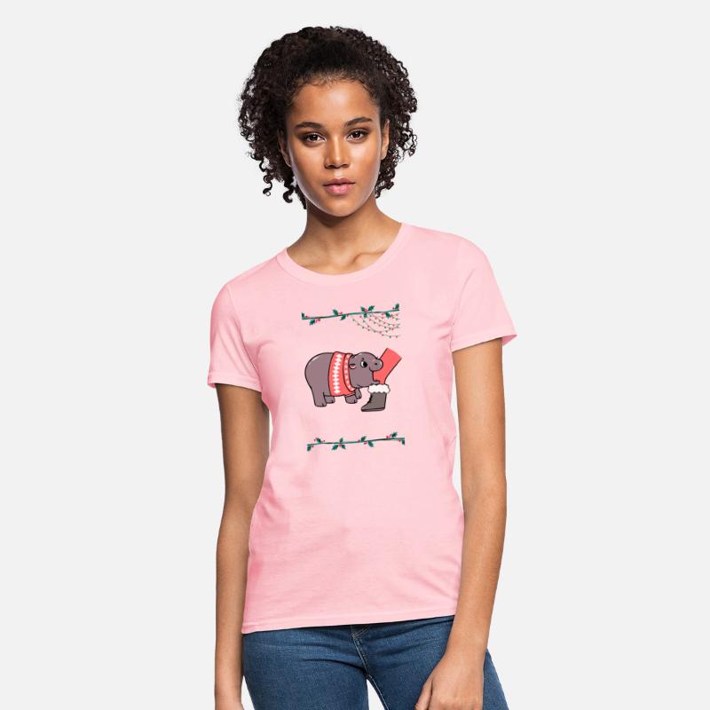 Happy Holidays! Funny Moo Deng Shirt 🦛🎅