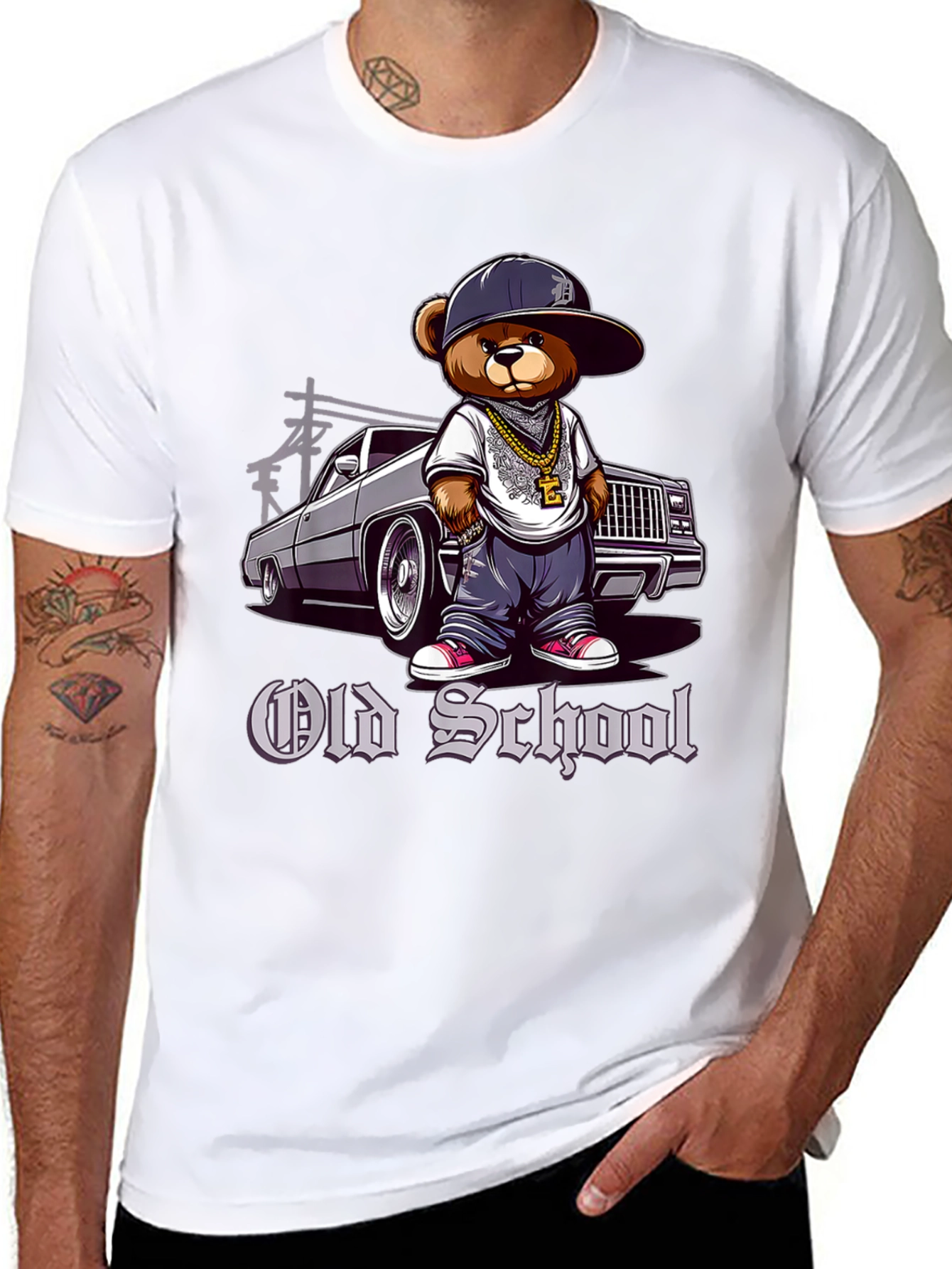 Old School Cartoon Bear T-Shirt
