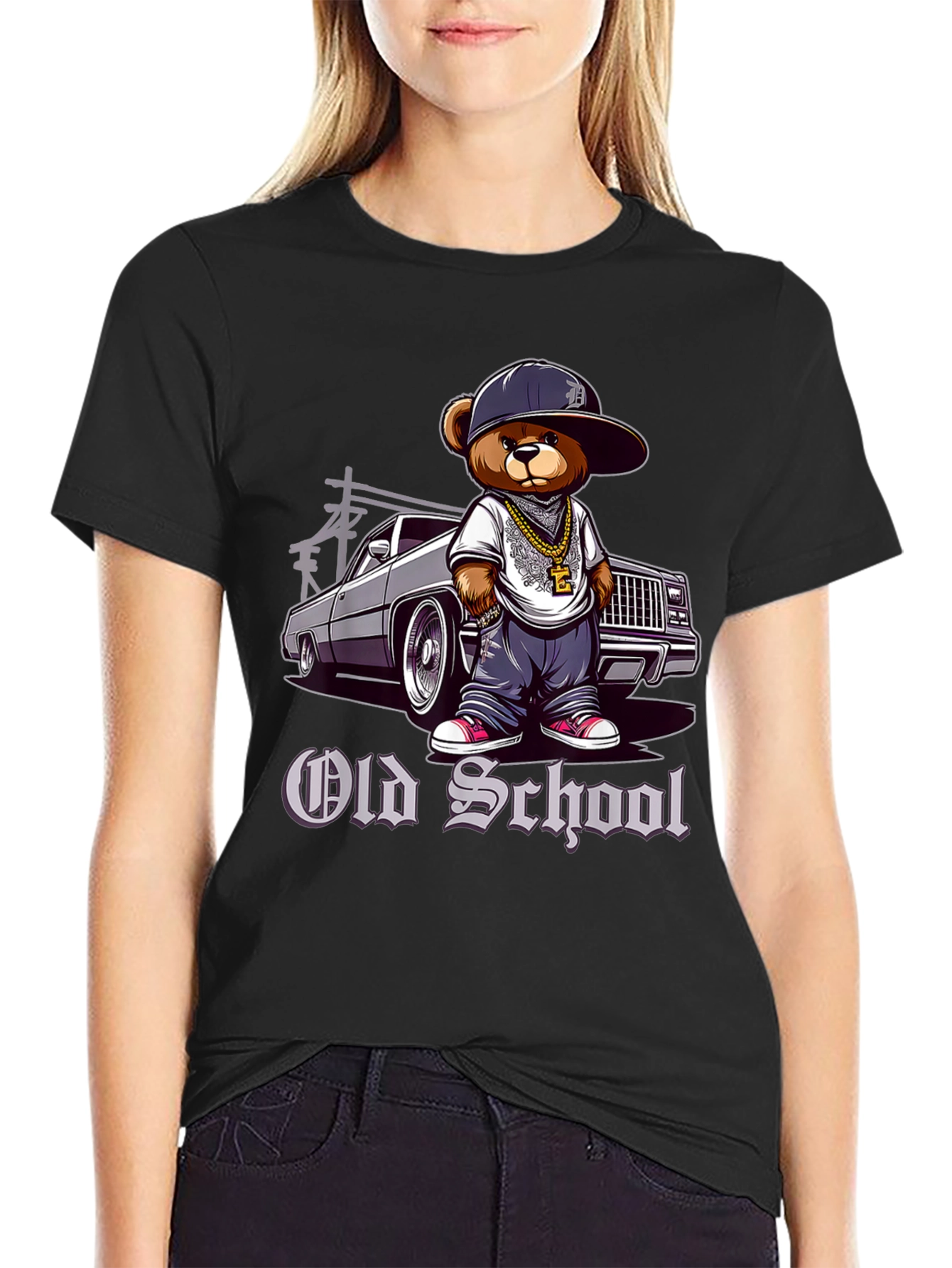 Old School Cartoon Bear T-Shirt