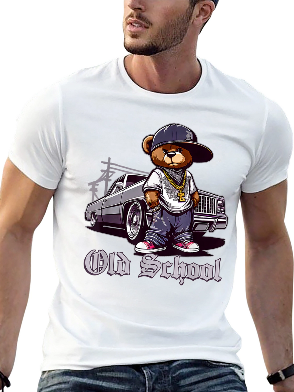 Old School Cartoon Bear T-Shirt