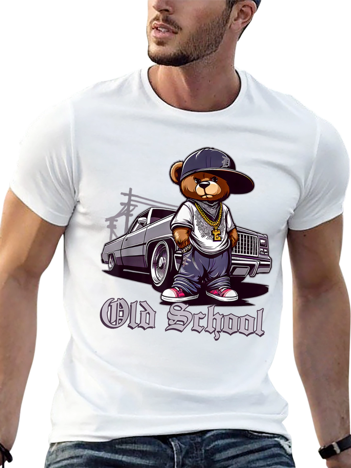 Old School Cartoon Bear T-Shirt