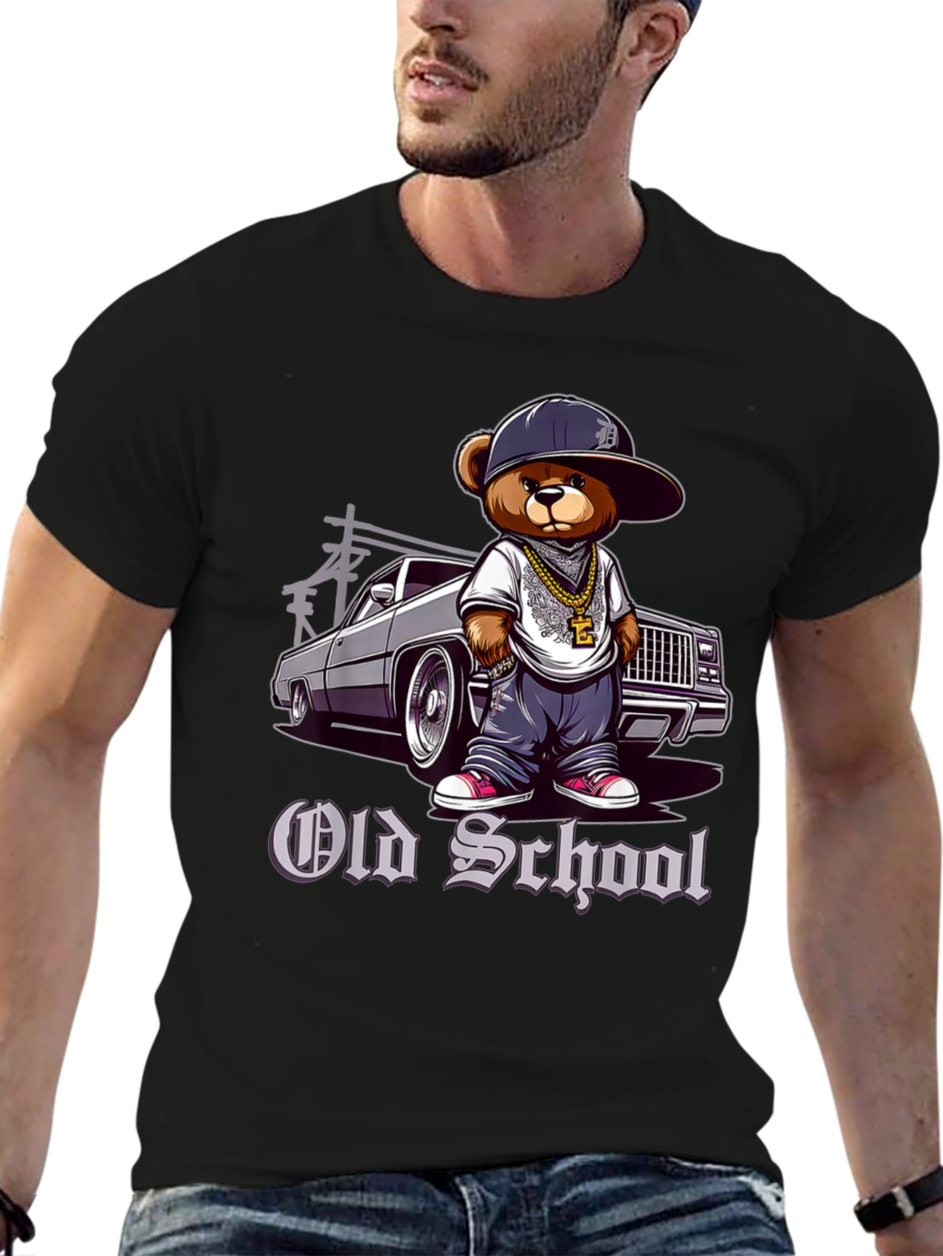 Old School Cartoon Bear T-Shirt