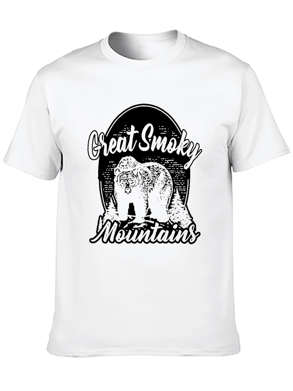 Great Smoky Mountains Bear Graphic T-Shirt