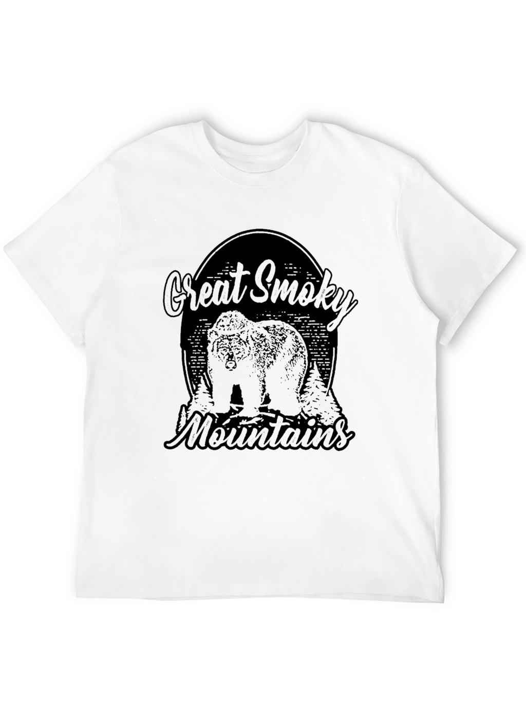 Great Smoky Mountains Bear Graphic T-Shirt