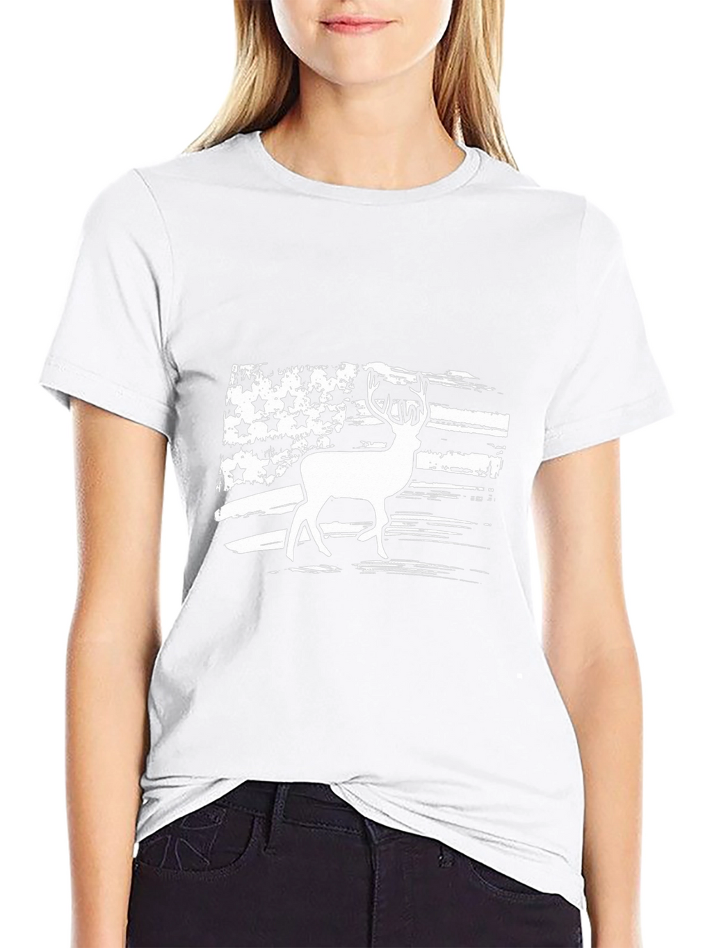 American Deer Flag Tee