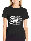 American Deer Flag Tee