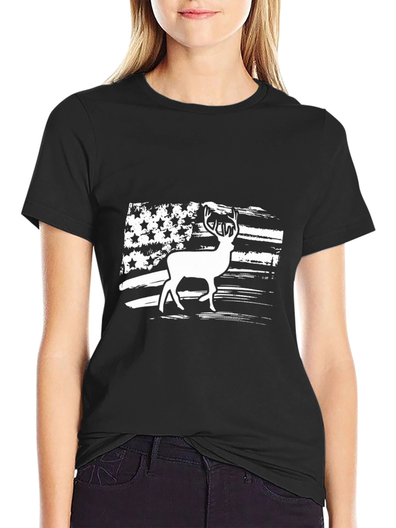 American Deer Flag Tee