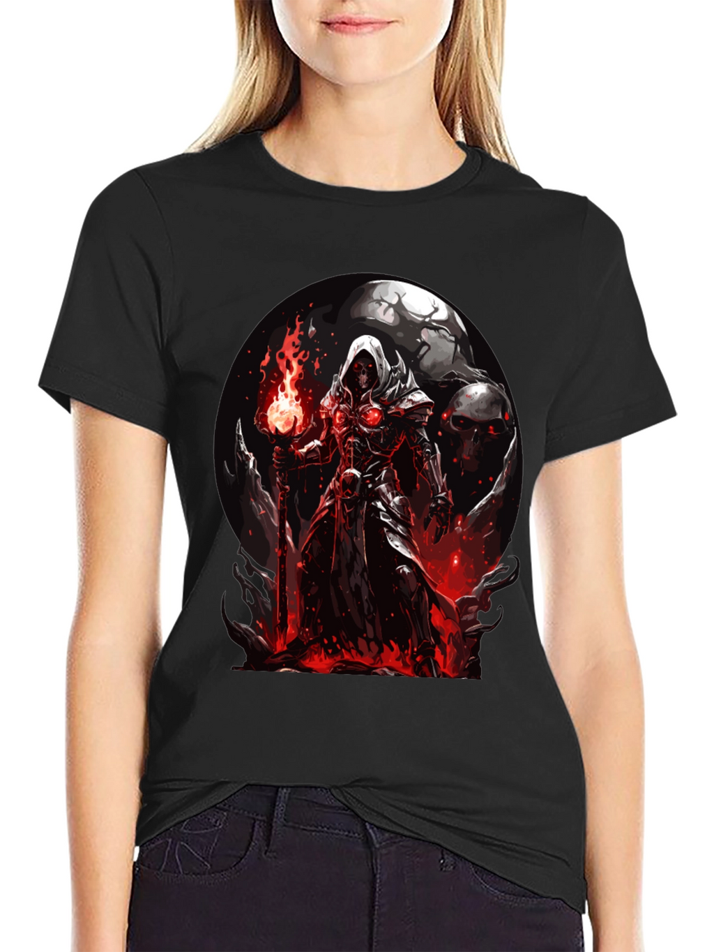 Grim Reaper Graphic Black Tee