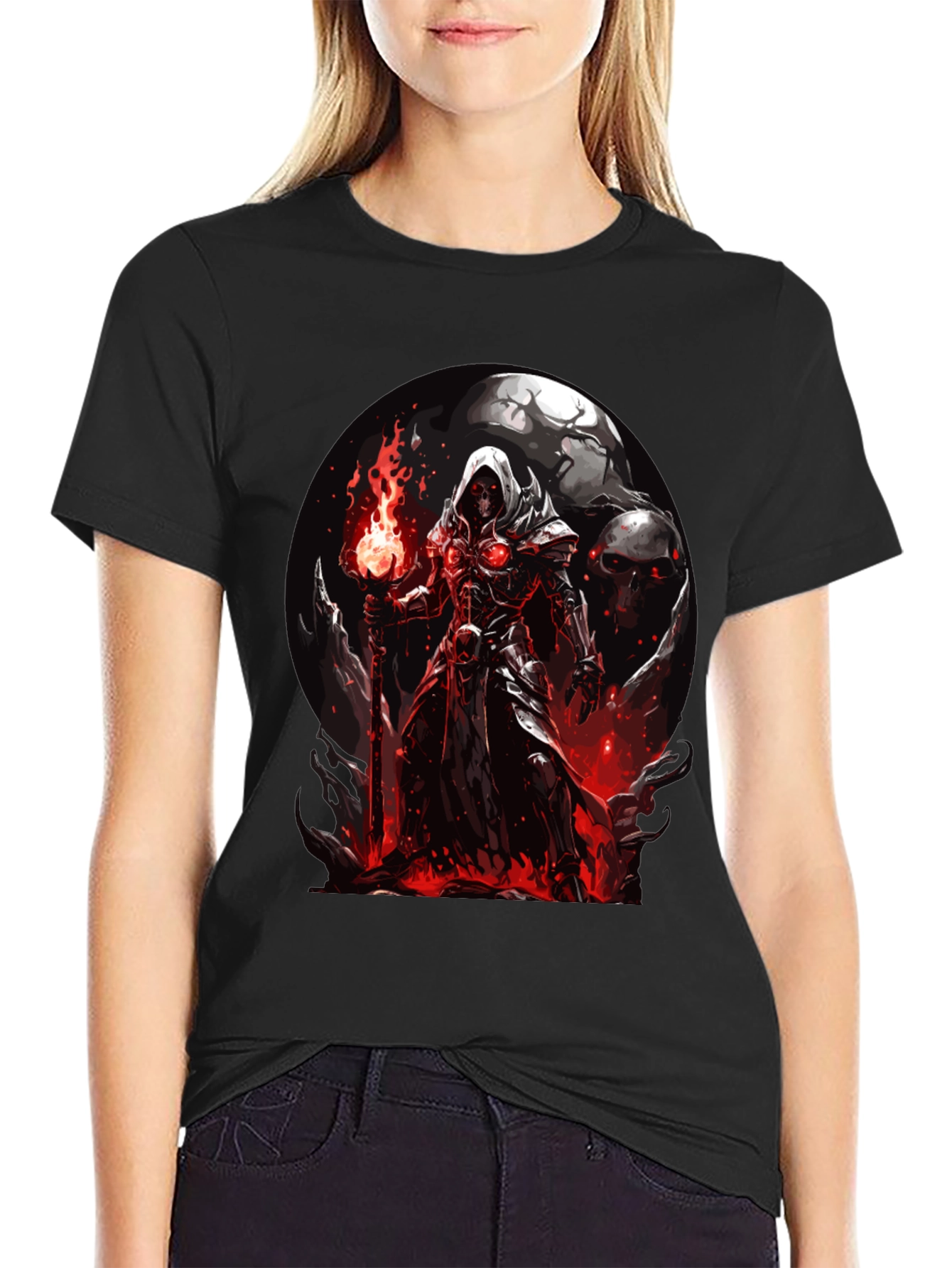 Grim Reaper Graphic Black Tee