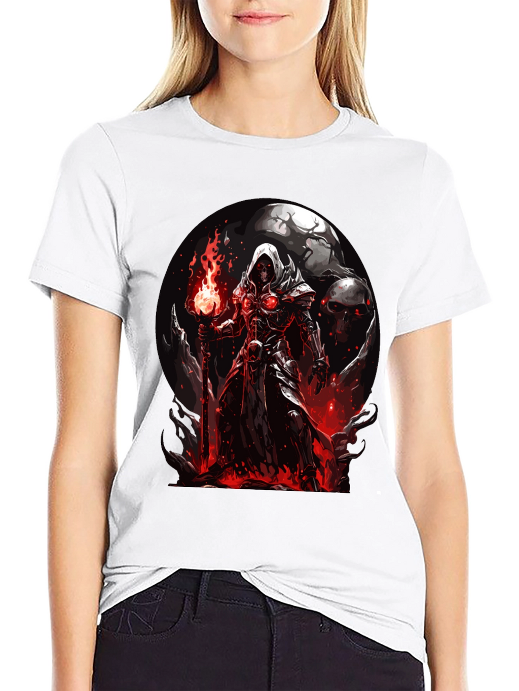 Grim Reaper Graphic Black Tee