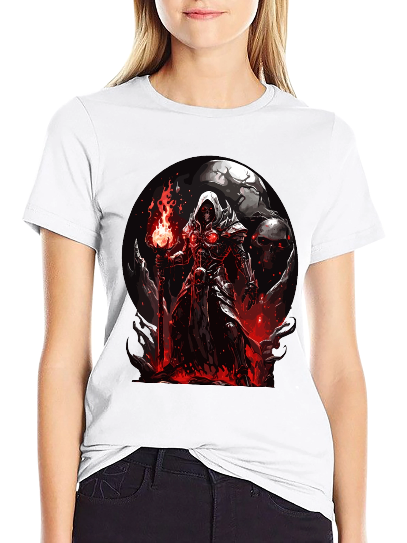 Grim Reaper Graphic Black Tee