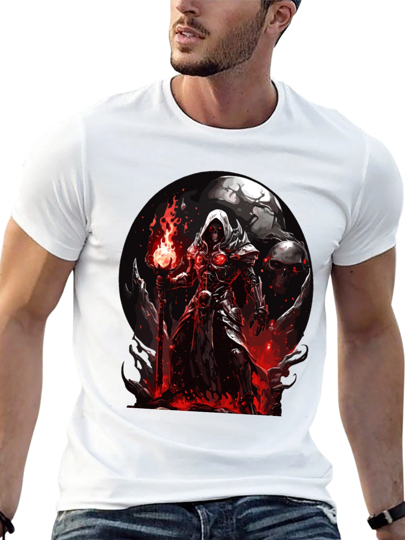 Grim Reaper Graphic Black Tee