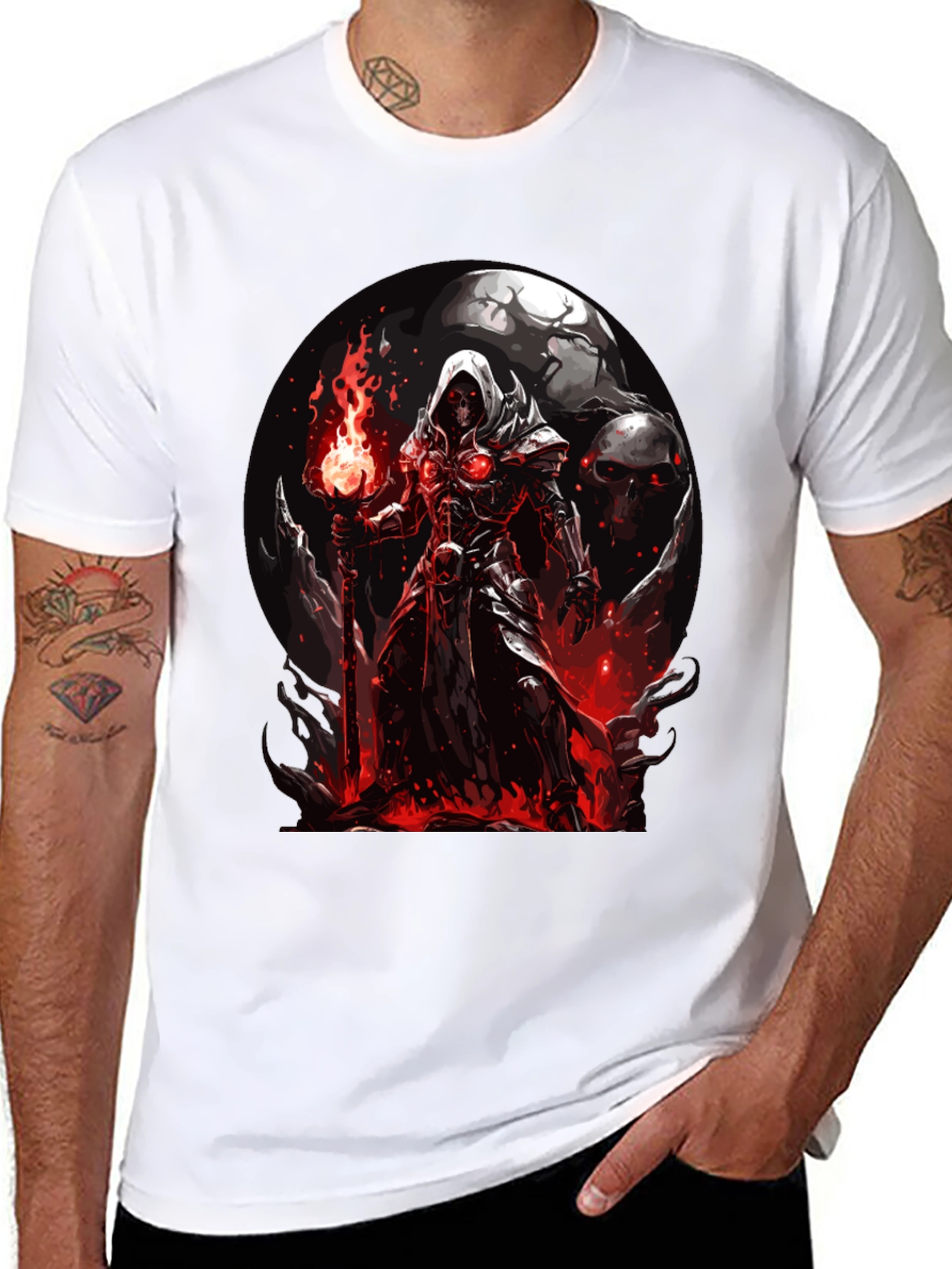 Grim Reaper Graphic Black Tee