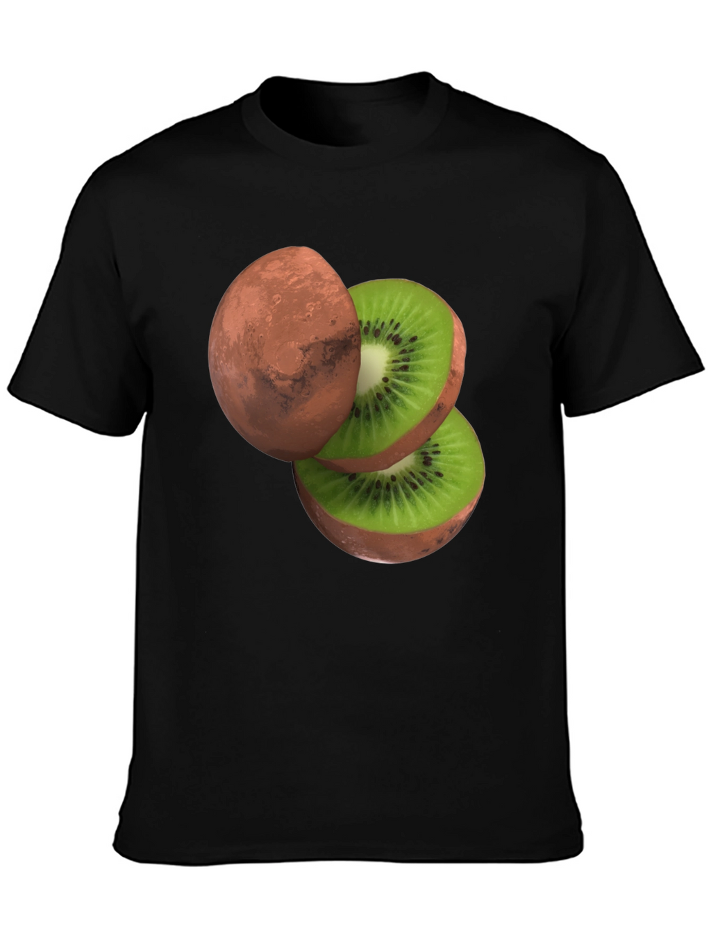Mars Kiwi T-Shirt - Unique Graphic Tee