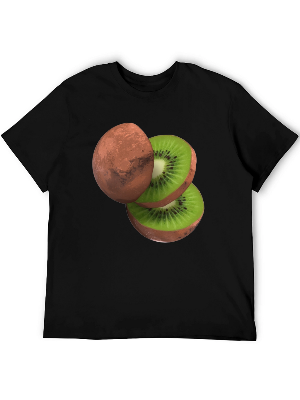 Mars Kiwi T-Shirt - Unique Graphic Tee