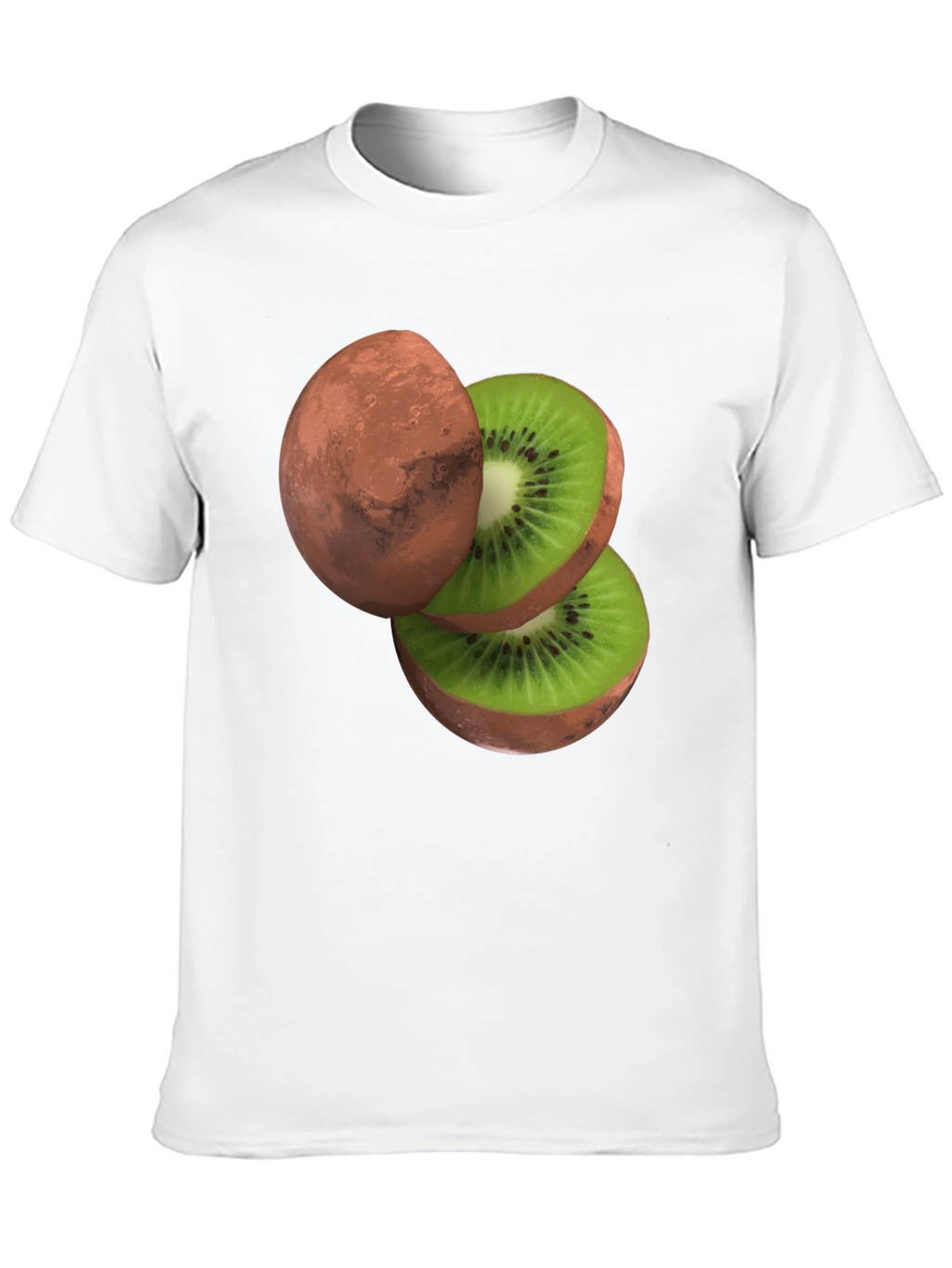 Mars Kiwi T-Shirt - Unique Graphic Tee
