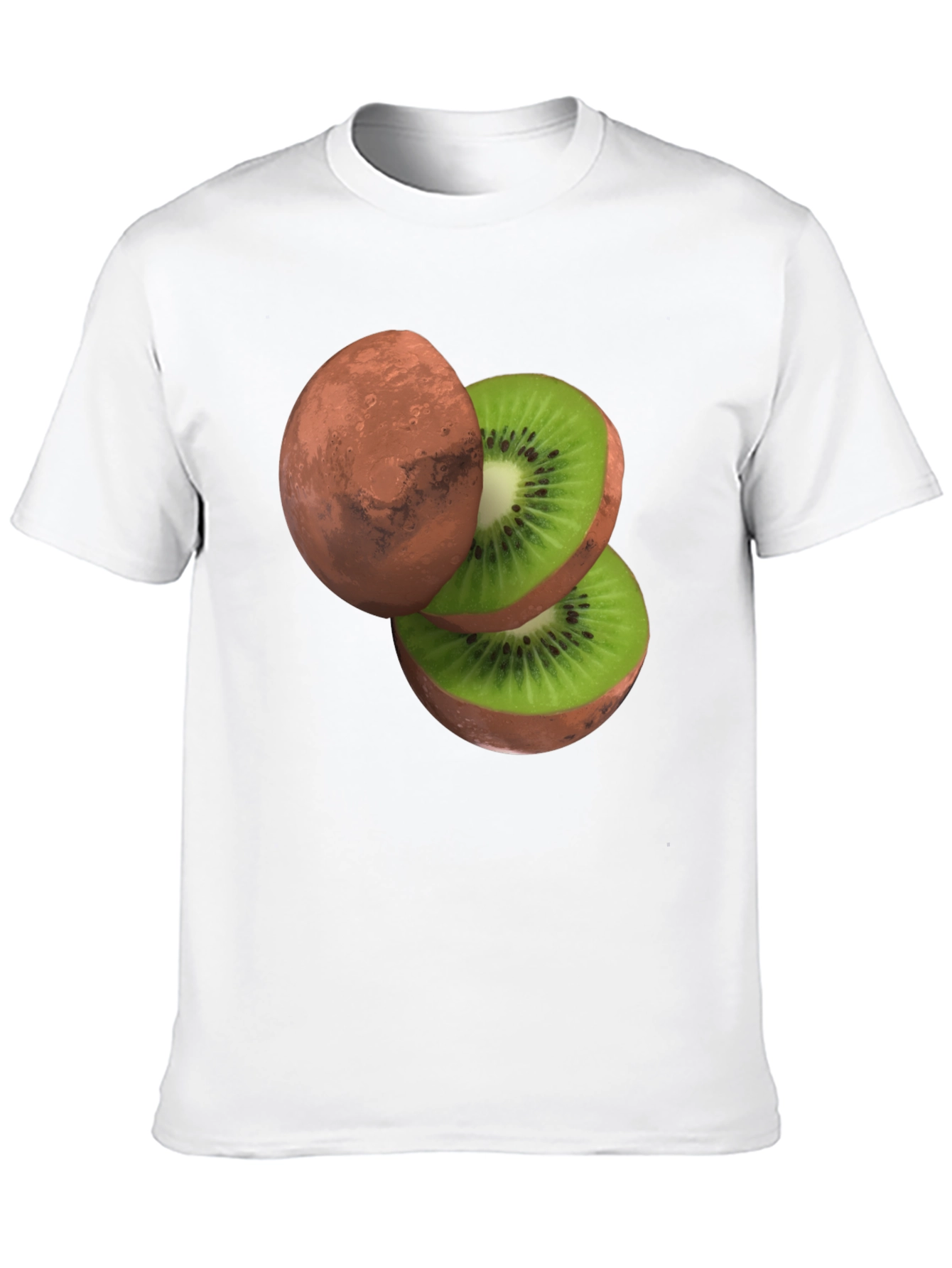 Mars Kiwi T-Shirt - Unique Graphic Tee
