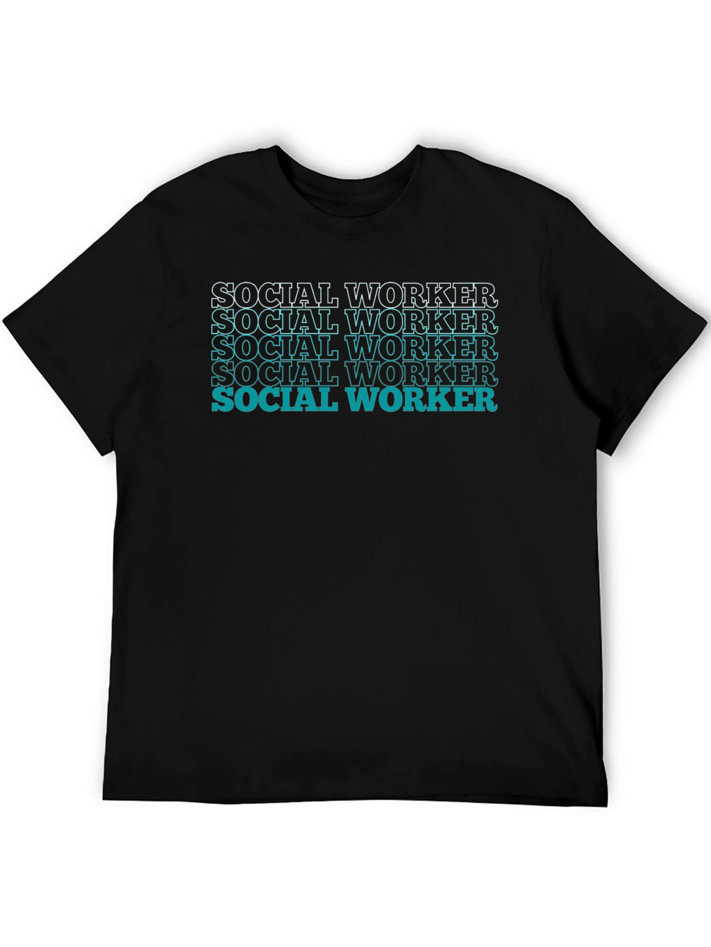 Social Worker Graphic Tee - Black