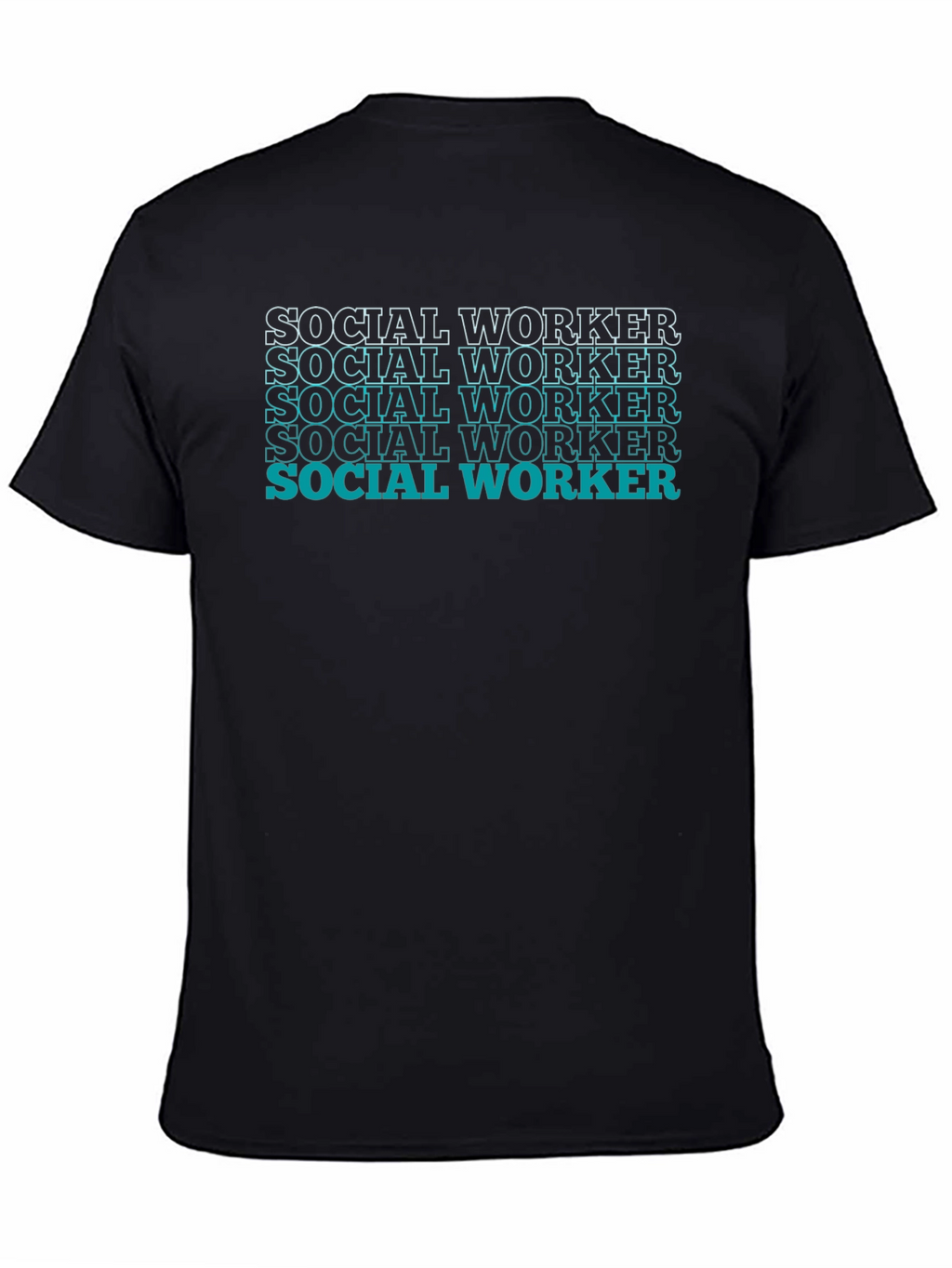 Social Worker Graphic Tee - Black