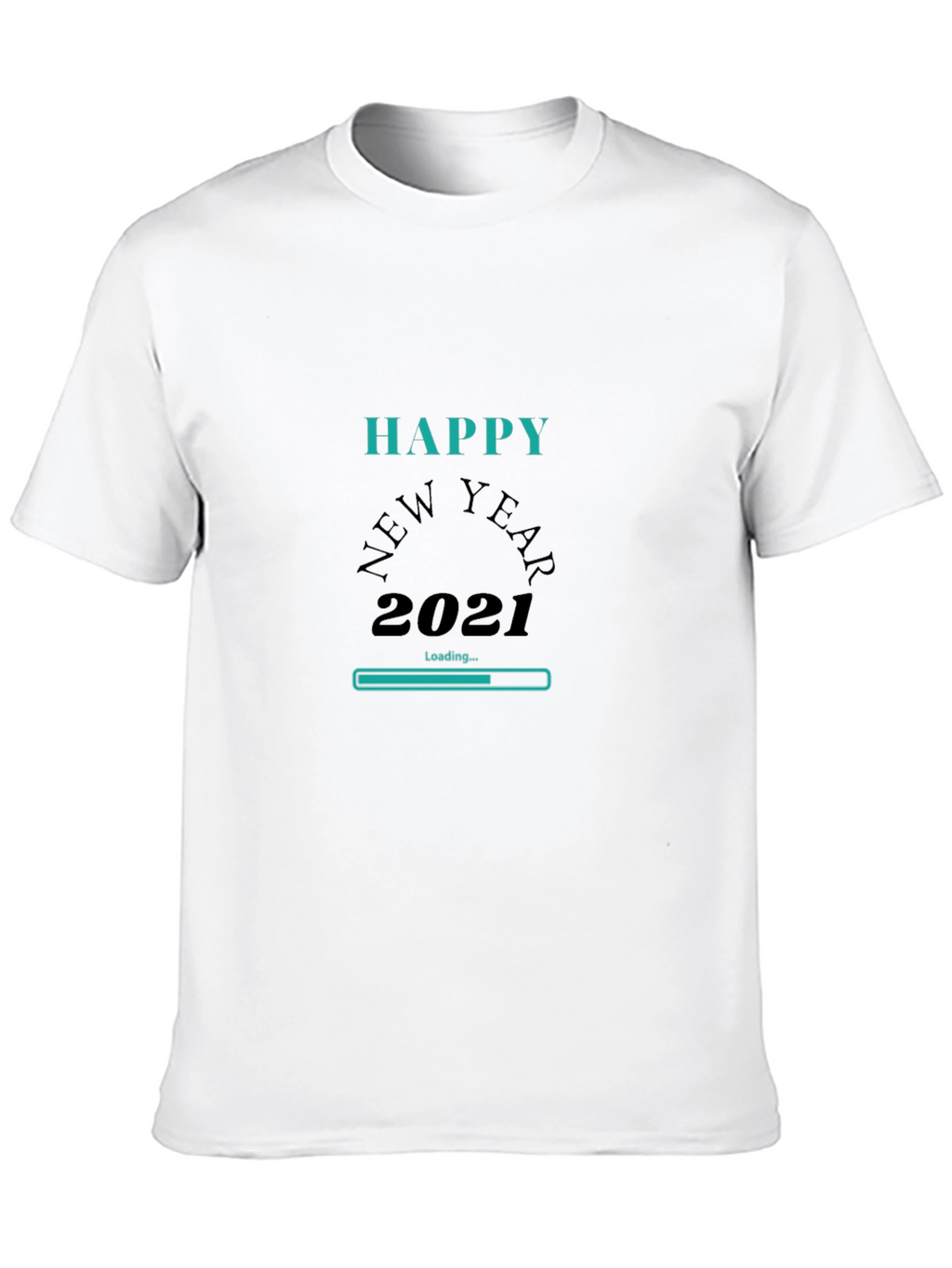 Happy New Year 2021 Loading Graphic T-Shirt