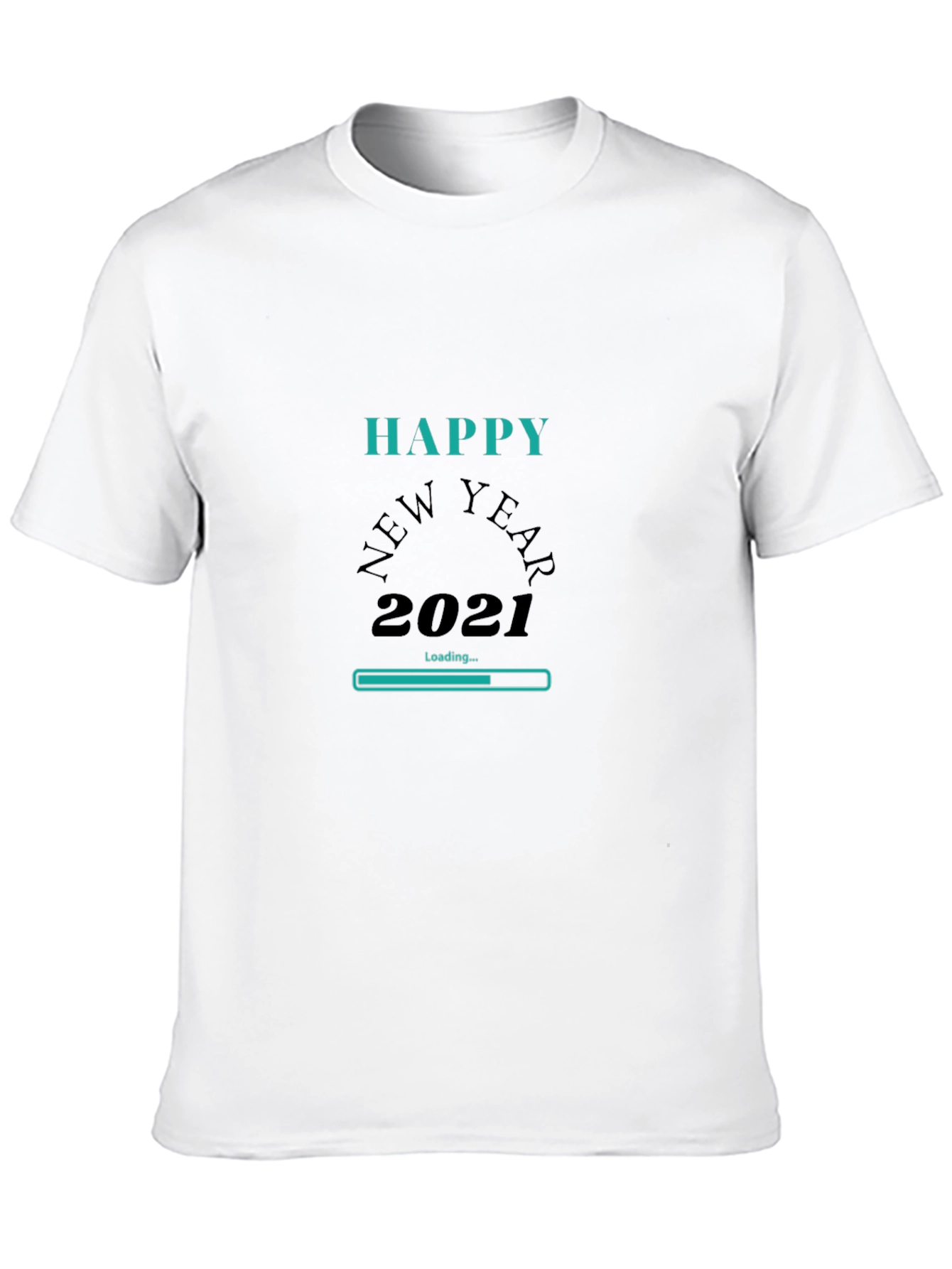 Happy New Year 2021 Loading Graphic T-Shirt